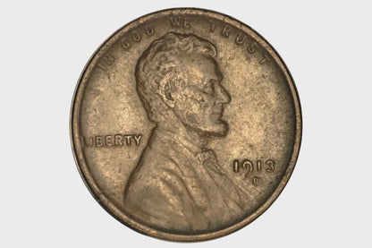1913 P,D,S Wheat Penny - Choose by Mint & Grade - Lincoln Wheat Ear Cent - Semi Key Date - Philadelphia Denver San Francisco