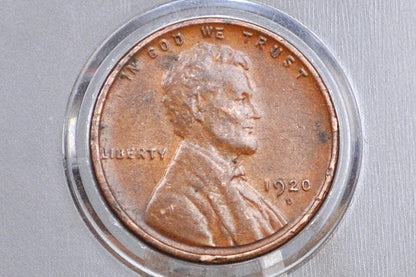 1920 Wheat Penny - VF-AU (Very Fine to About Uncirculated), Choose by Grade - 1920 Wheat Ear Cent 1920 P Penny Wheat Cent 1920