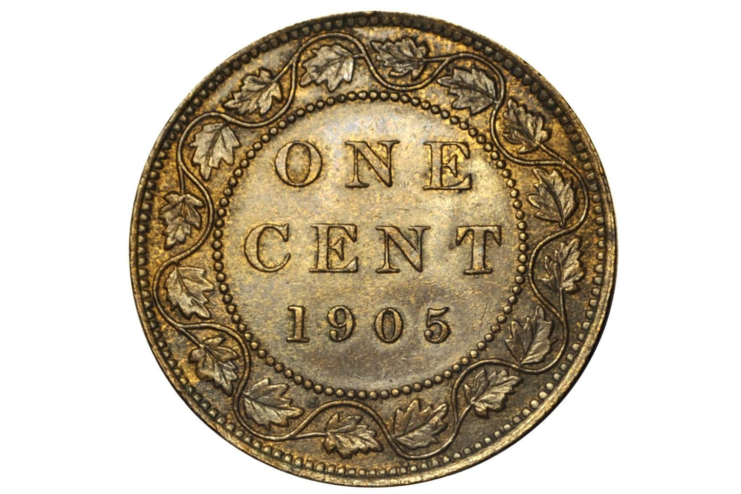 1905 Canadian Cent - XF (Extremely Fine) Grade / Condition - Edward VII - One Cent Canada 1905 Large Cent - 1905 Canadian Penny