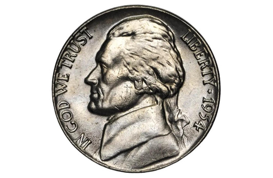 1954 Jefferson Nickel, P,D,S; Choose by Grade & Mint, 1954 P Jefferson Nickel 1954-D Jefferson Nickel 1954-S Jefferson Nickel