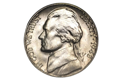 1948 PDS Jefferson Nickels - P,D,S - Choose by Mint Mark and Grade - 1948 S Jefferson Nickel 1948 D Jefferson Nickel 1948 P