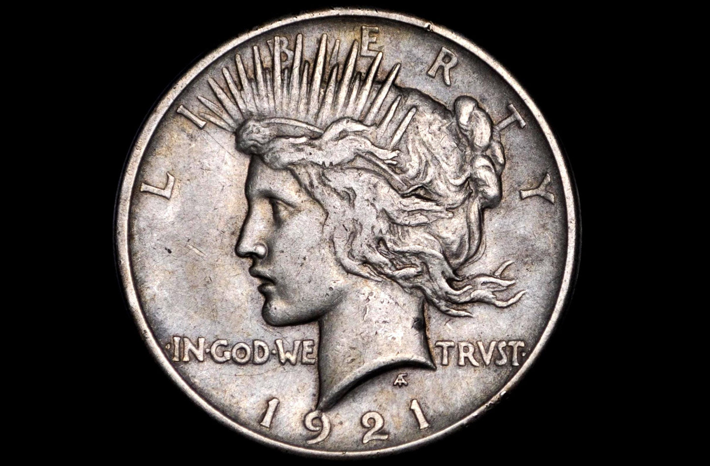 1921 Peace Silver Dollar - XF Grade / Condition 1921 High Relief Peace Dollar Silver - Very High Grade, Rare