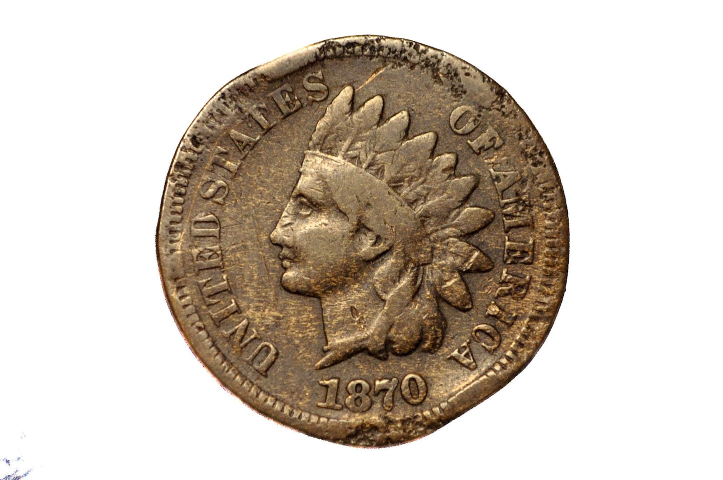 1870 Indian Head Penny - Key Date Indian Head - Choose by Grade - 1870 US 1 Cent 1870 Indian Head Cent 1870