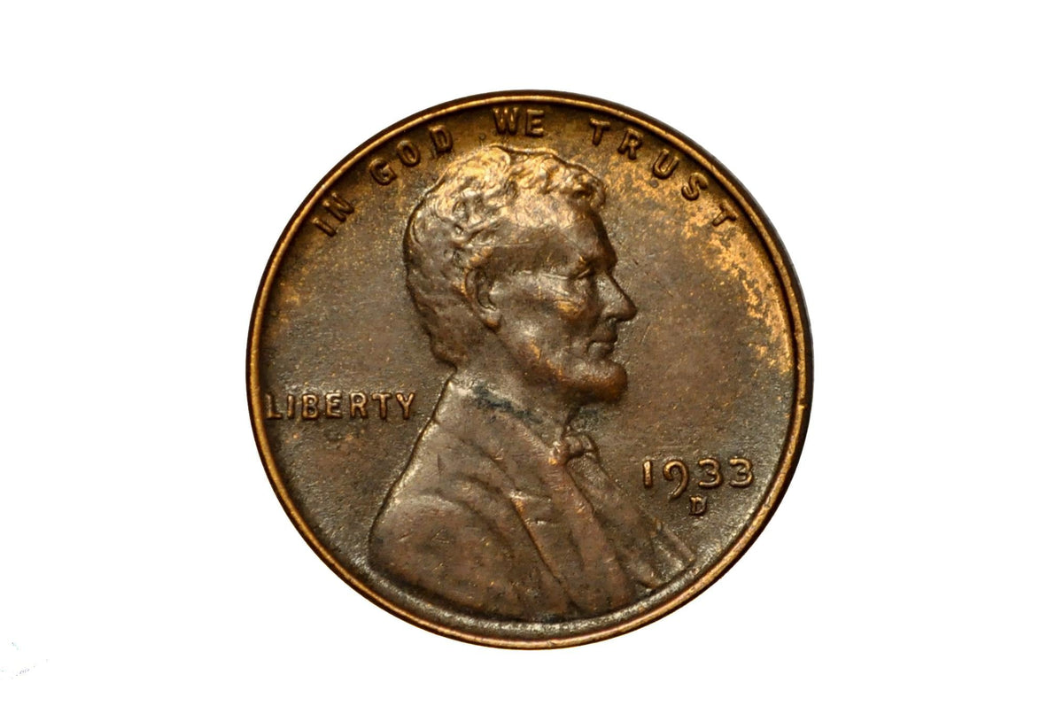 1933-D Wheat Penny - Choose by Grade/Condition - Denver Mint - 1933D Wheat Ear Cent - 1933 D Cent, Rarer Penny, Higher Grade