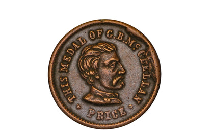 1863 Civil War Token - Army and Navy - XF (Extremely Fine) Condition - High Grade - Civil War Tokens 1863