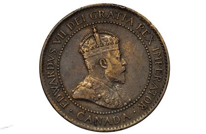 1904 Canadian Large Cent - AU (About Uncirculated) Grade / Condition - King George V - One Cent Canada 1904 Large Cent - 1904 Large Penny