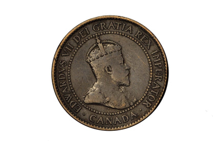 1904 Canadian Large Cent - AU (About Uncirculated) Grade / Condition - King George V - One Cent Canada 1904 Large Cent - 1904 Large Penny