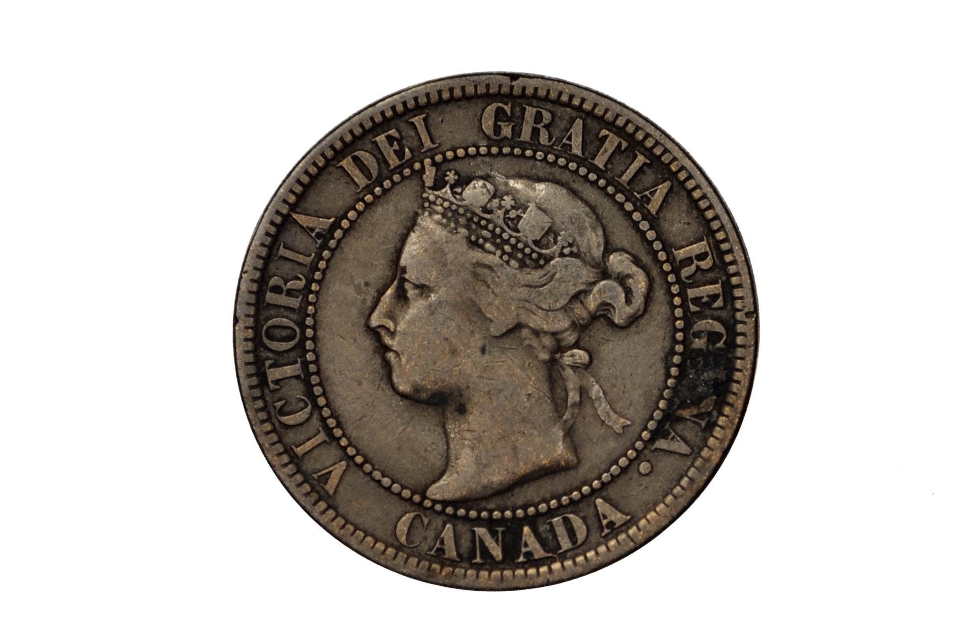 1896 Canadian Cent - VF (Very Fine) Condition - Queen Victoria - One Cent Canada 1896 Large Cent - 1896 Large Cent