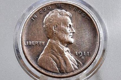 1911 P,D,S Wheat Penny - Choose By Grade - Rarer Date! -Wheat Ear Cent - Denver, Philadelphia, San Francisco
