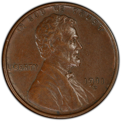 1911 P,D,S Wheat Penny - Choose By Grade - Rarer Date! -Wheat Ear Cent - Denver, Philadelphia, San Francisco