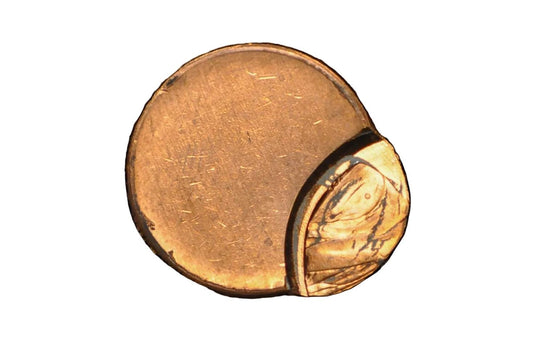75% Off-Center Lincoln Penny Strike Error Rare Coin - No Date Extreme Error Lincoln Penny 75 Percent Off-Center Strike