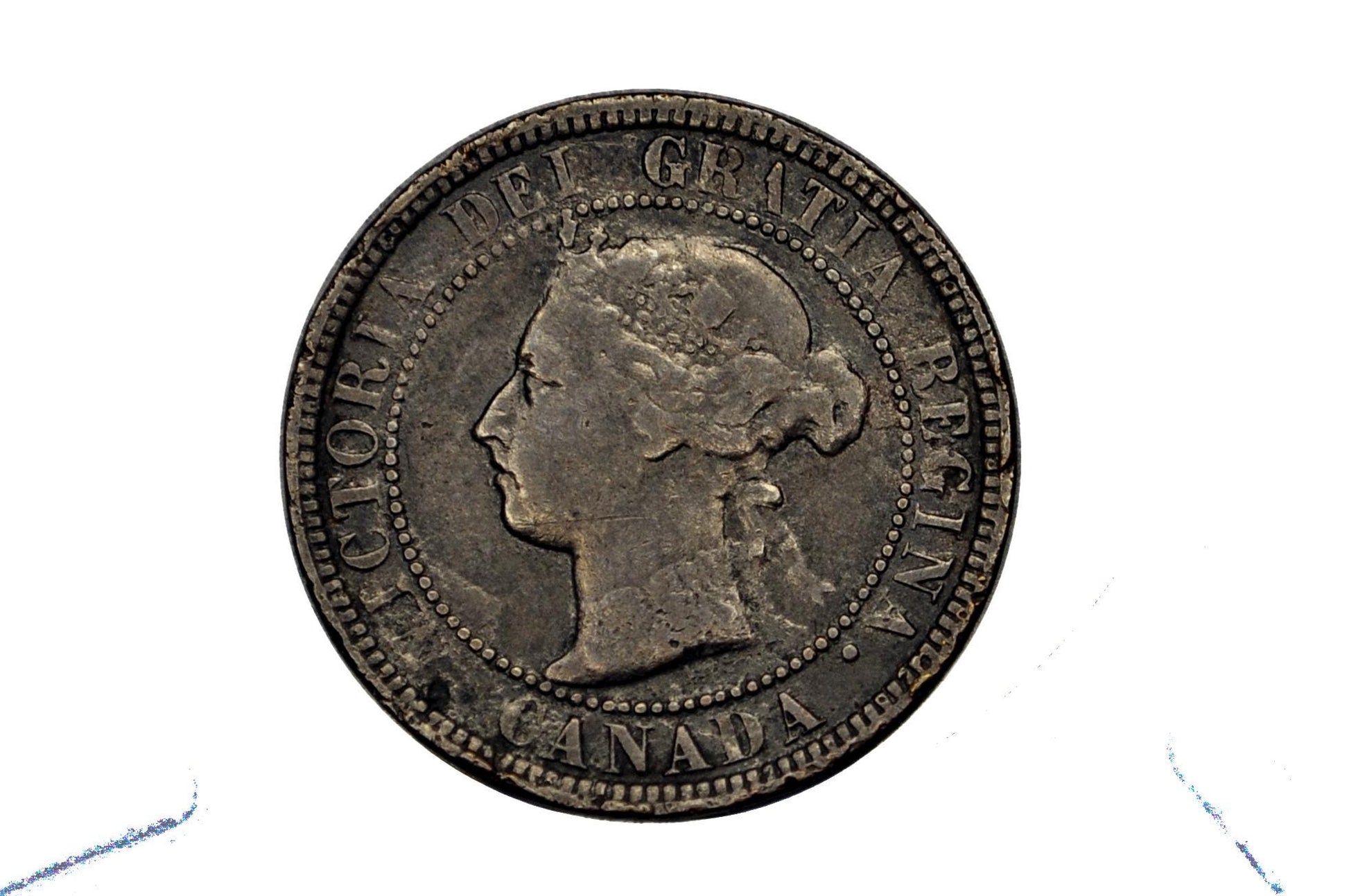 1892 Canadian One Cent - XF (Extremely Fine) Condition - Queen Victoria - 1892 Large Cent - 1892 Penny Canada 1 Cent 1892