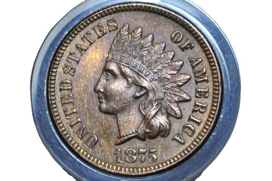 1875 Indian Head Penny - VG-XF (Very Good to Extremely Fine) Choose by Grade - Semi-Key Date - Indian Head Cent 1875 - Indian Head Pennies