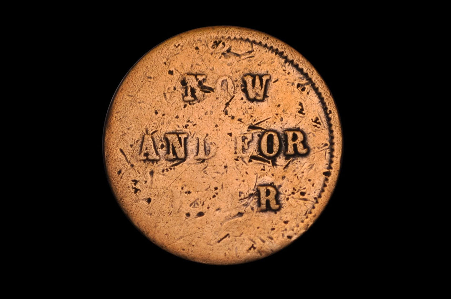 1862 - 1865 Civil War Token - Common Cause - Now and For Ever - For Our Country - Lower Grade / Worn Condition - Civil War Token / Coin