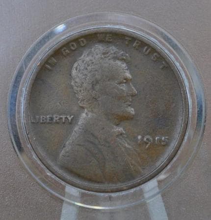 1915 P,D,S Wheat Penny - Choose By Grade and Mint Mark- Wheat Ear Lincoln Cent - Philadelphia Denver San Francisco