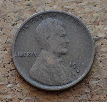 1915 P,D,S Wheat Penny - Choose By Grade and Mint Mark- Wheat Ear Lincoln Cent - Philadelphia Denver San Francisco
