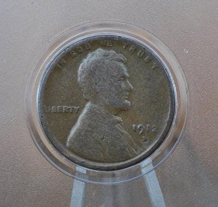 1912 P,D,S Wheat Penny - Choose by Mint and Grade - Lincoln Wheat Ear Cent - Semi Key Date - WWI Era Coin