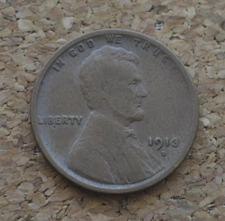 1913-S Wheat Penny - Choose by Grade - 1913 S Wheat Ear Cent - San Francisco Mint - Wheat Ear Cent 1913 S - Semi-Key Date