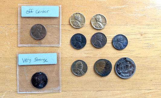 Penny Lot! - Oddities, Errors, Mystery Pennies - Check it out! Discount Coin Lot! Great Deal!
