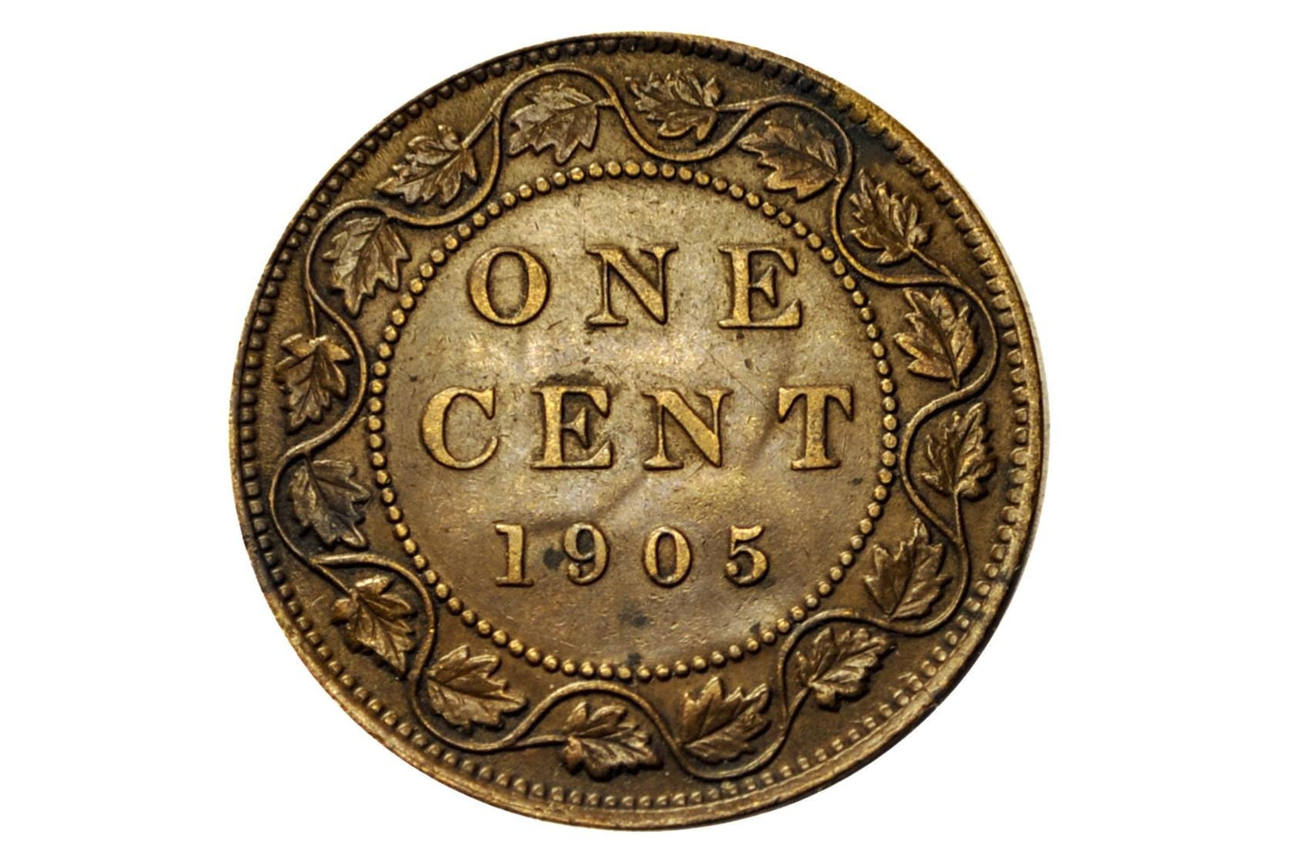 1905 Canadian Cent - XF (Extremely Fine) Grade / Condition - Edward VII - One Cent Canada 1905 Large Cent - 1905 Canadian Penny