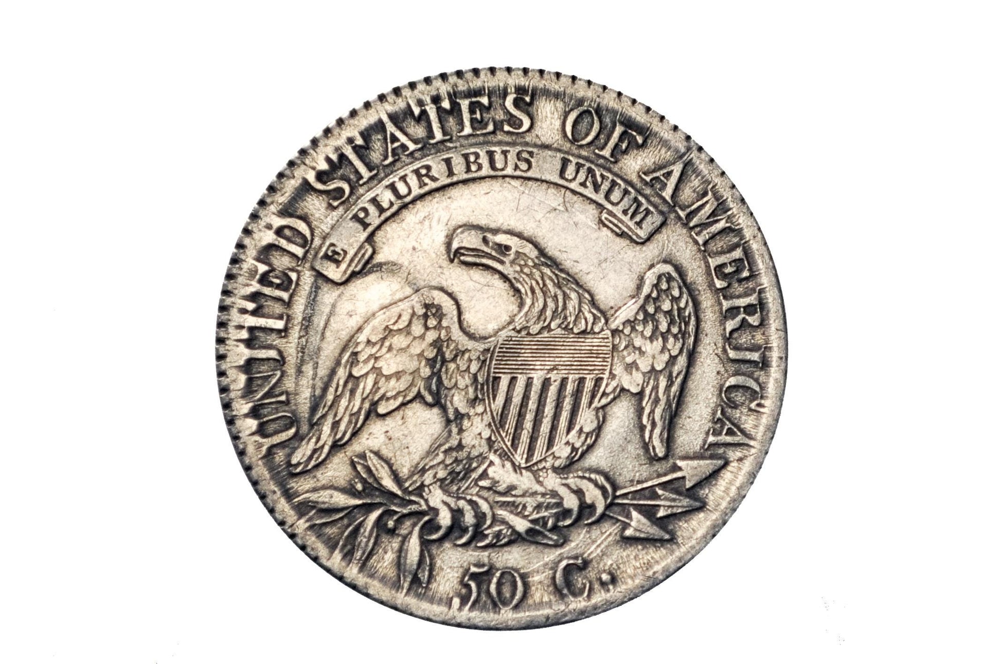 1817 Capped Bust Half Dollar - XF, Cleaned, Die Clash - Great Date - 1817 Half Dollar US Half Dollar 1817, Rare Early Half, Low Mintage Date