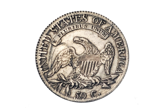 1817 Capped Bust Half Dollar - XF, Cleaned, Die Clash - Great Date - 1817 Half Dollar US Half Dollar 1817, Rare Early Half, Low Mintage Date