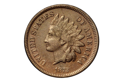 1872 Indian Head Penny - Choose by Grade / Condition - Key Date Indian Head - 1872 Cent, Hard to find Date