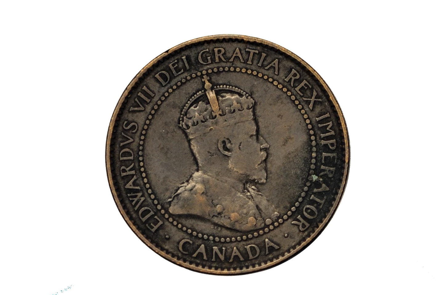 1904 Canadian Large Cent - AU (About Uncirculated) Grade / Condition - King George V - One Cent Canada 1904 Large Cent - 1904 Large Penny