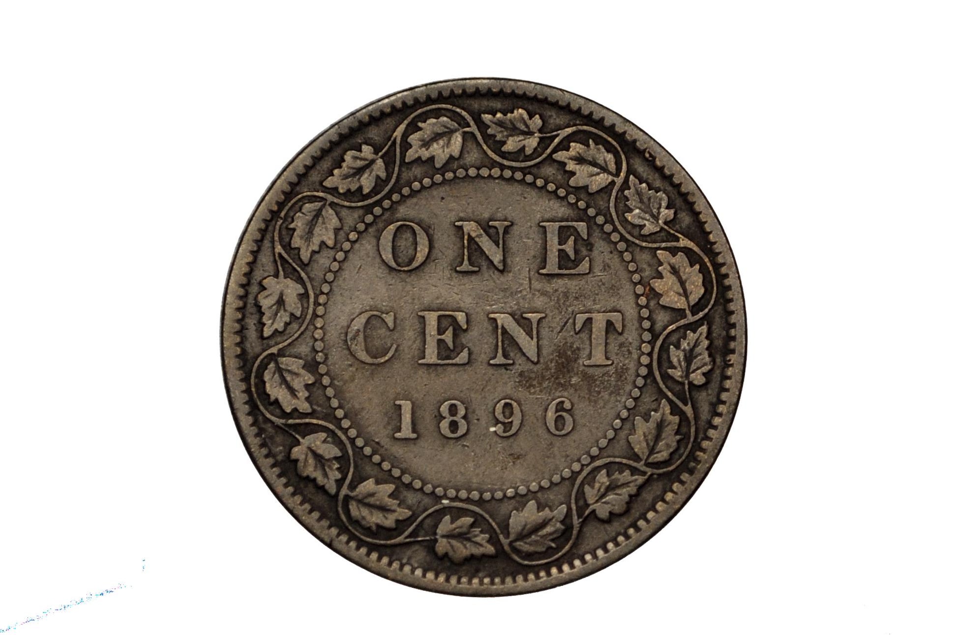 1896 Canadian Cent - VF (Very Fine) Condition - Queen Victoria - One Cent Canada 1896 Large Cent - 1896 Large Cent