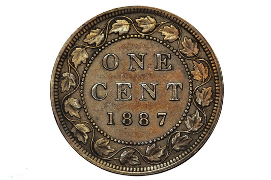 1887 Canadian Large Cent - Choose by Grade / Condition - Queen Victoria - 1887 Large Cent - 1887 Penny Canada