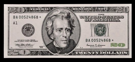 1999 U.s. Low Serial Number 20 Dollar Star Note - Uncirculated (Unc) - 1999 Twenty Dollar Star Note - Fr.2085-A*