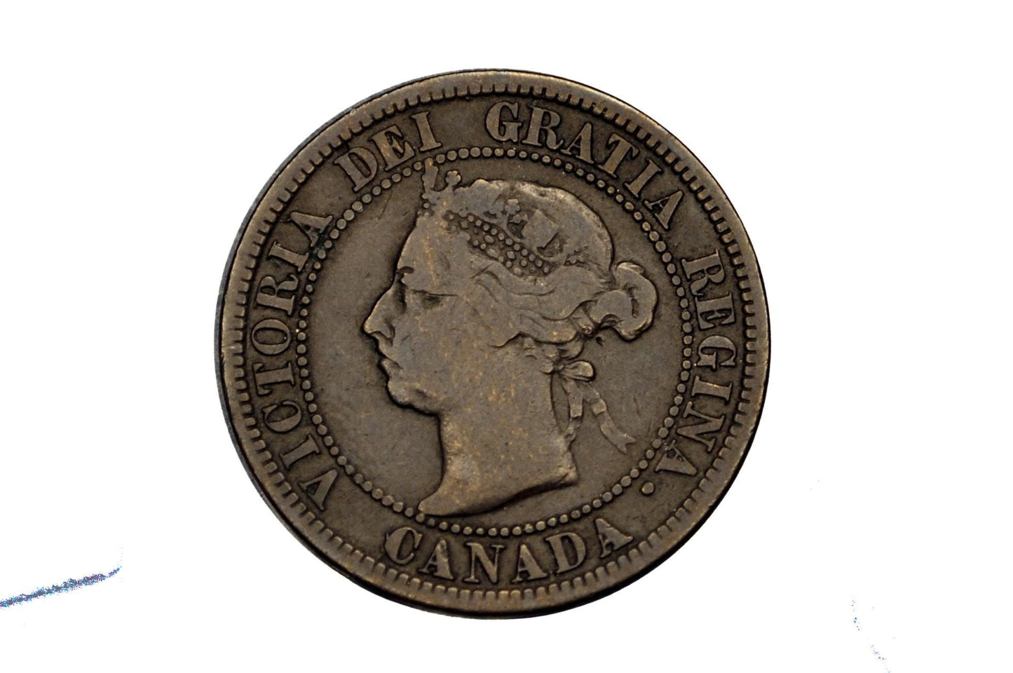 1892 Canadian One Cent - XF (Extremely Fine) Condition - Queen Victoria - 1892 Large Cent - 1892 Penny Canada 1 Cent 1892