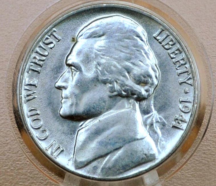 1941 PDS Jefferson Nickels - P,D,S - Choose by Mint Mark and Grade - 1941 S Jefferson Nickel 1941 D Jefferson Nickel 1941 P