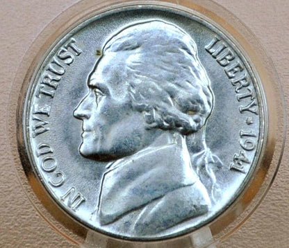 1941 PDS Jefferson Nickels - P,D,S - Choose by Mint Mark and Grade - 1941 S Jefferson Nickel 1941 D Jefferson Nickel 1941 P