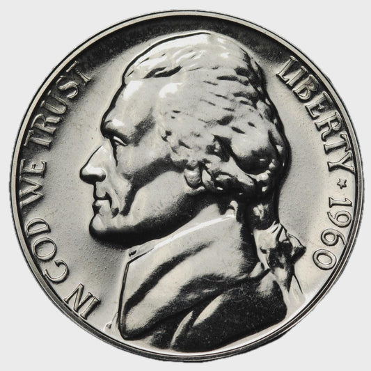 1960 P&D Jefferson Nickels - Great Condition - Denver Mint, Philadelphia Mint - Circulated and Uncirculated options