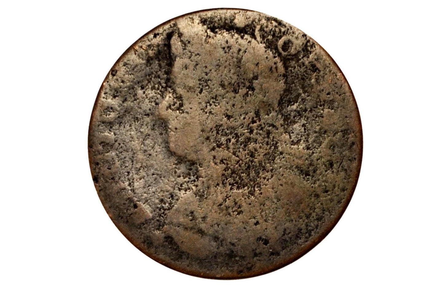 1787 Connecticut Half Penny - Low Grade, Low Cost - Colonial 1/2 Penny 1787 State of Connecticut - Auctori Connec, Rare