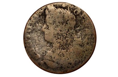 1787 Connecticut Half Penny - Low Grade, Low Cost - Colonial 1/2 Penny 1787 State of Connecticut - Auctori Connec, Rare