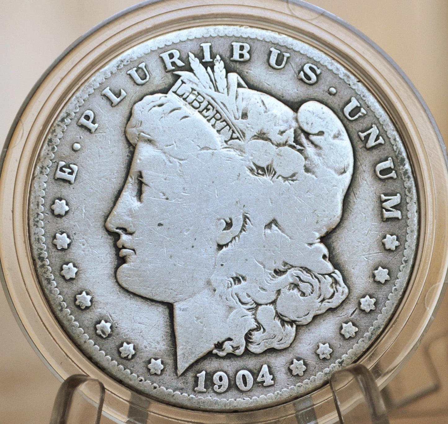1904-S Morgan Silver Dollar - Vg - 1904 S Morgan Dollar - 1904 S Mint Silver Dollar - Better Date