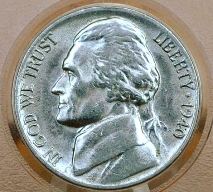 1940 Pds Jefferson Nickels - P,D,S - Choose By Mint Mark And Grade - 1940 S Jefferson Nickel 1940 D Jefferson Nickel 1940 P
