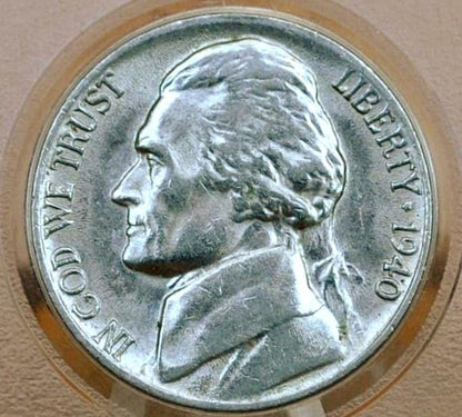 1940 Pds Jefferson Nickels - P,D,S - Choose By Mint Mark And Grade - 1940 S Jefferson Nickel 1940 D Jefferson Nickel 1940 P