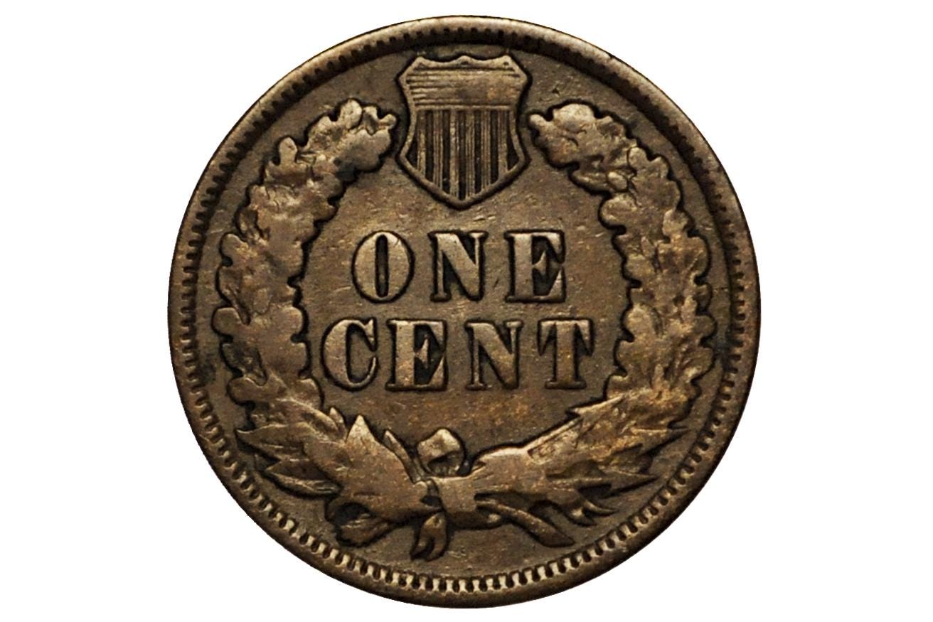 1872 Indian Head Penny - Choose by Grade / Condition - Key Date Indian Head - 1872 Cent, Hard to find Date