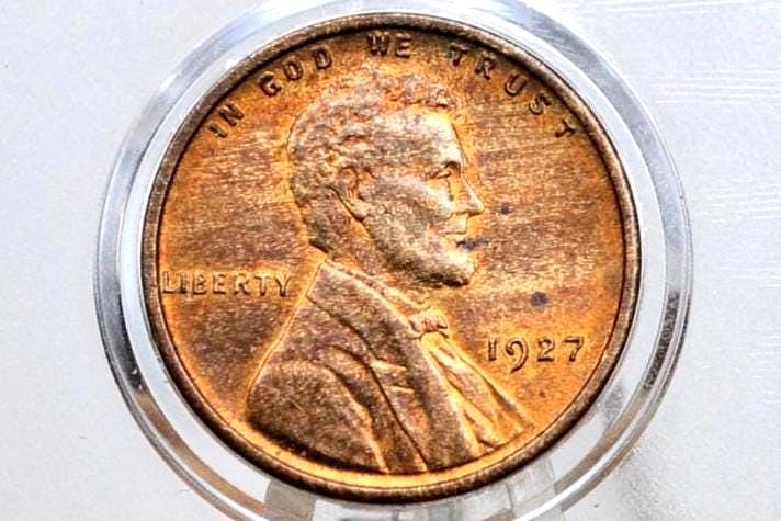 1927 Wheat Pennies P,D,S - Choose by Mint & Grade / Condition - Philadelphia Mint - 1927 P Wheat Ear Cent / Wheat Back 1927 P Penny
