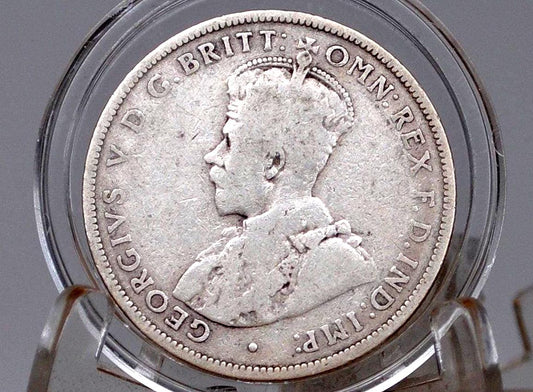 Rarer 1922 One Florin/Two Shillings Australia - G/VG Condition - King George V - Australian One Florin 1922