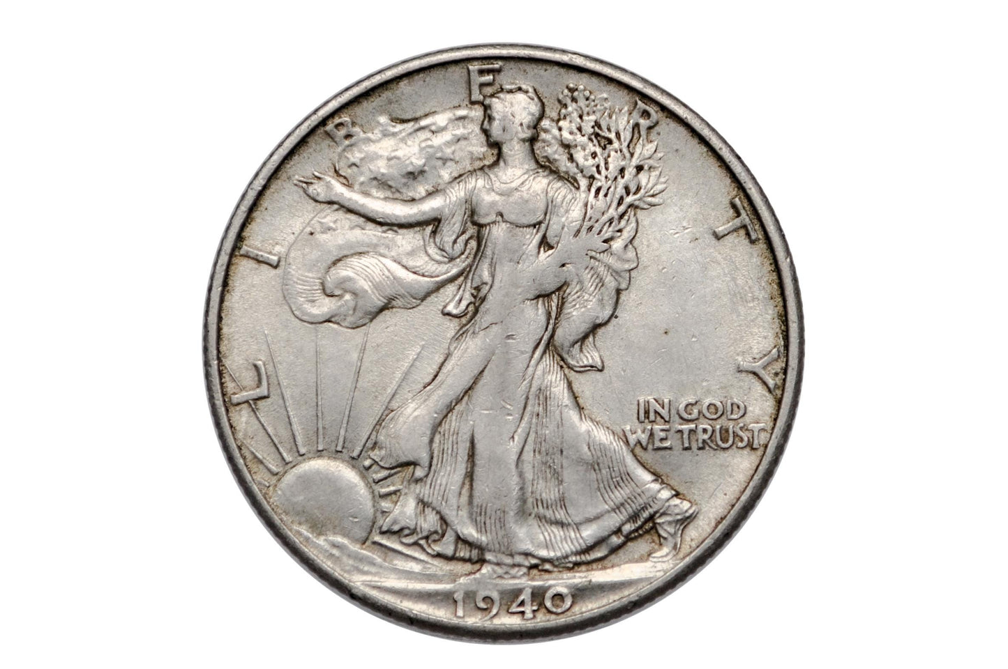 1940-S Walking Liberty Silver Half Dollar - Choose by Grade / Condition - Philadelphia Mint - 1940 S, 1940 P Liberty Walking