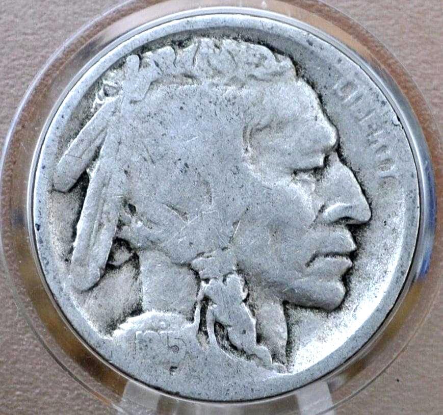 1915-S Buffalo Nickel - Good, Rare Date - 1915 S Nickel - 1915 Indian Head Nickel 1915 Nickel