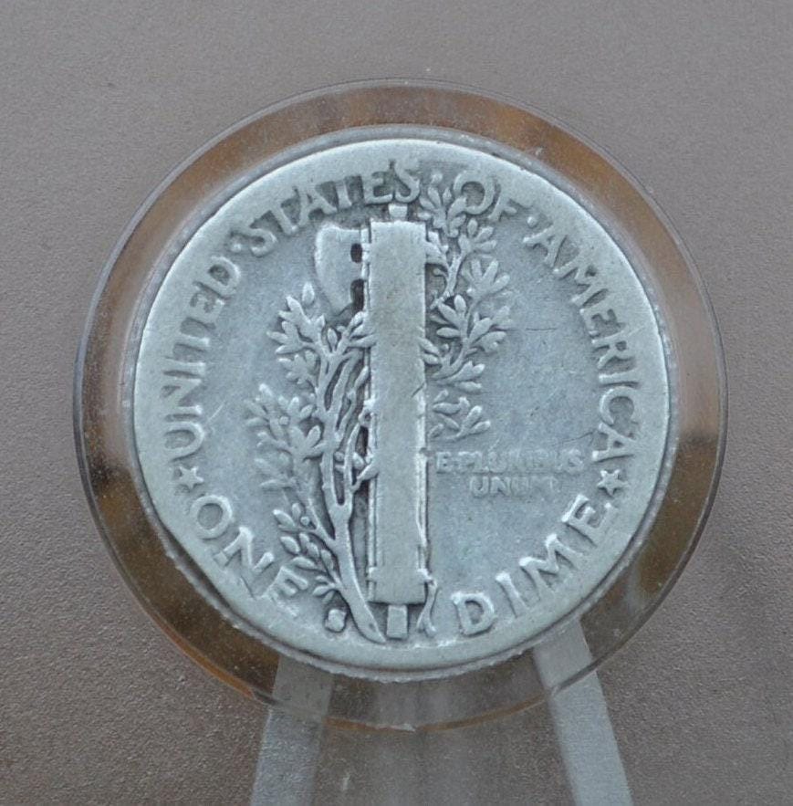 1931-S Mercury Silver Dime - G-VF (Very Fine) Grades; Choose by Grade - San Francisco Mint - Better Date - 1931 S Winged Liberty Head Dime