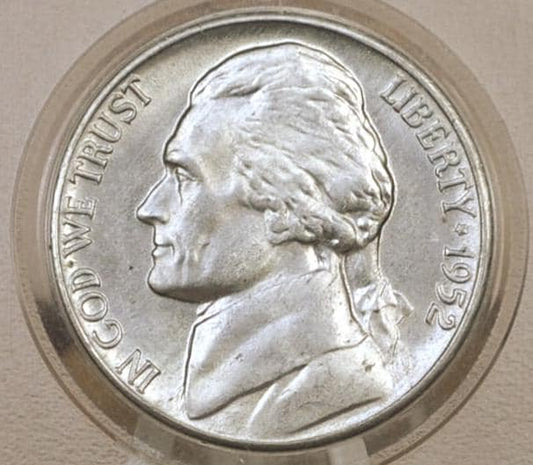1952 Jefferson Nickel P,D,S - Choose by Mint & Grade - 1952D Jefferson 1952S Nickel D Mint, S Mint
