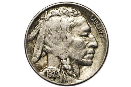 1929 Buffalo Nickel - Choose by Grade - Excellent Date - Philadelphia Mint - 1929 P Nickel Indian Head Nickel 1929 P