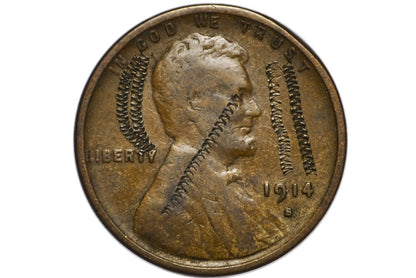 1914 P,S Wheat Penny - Choose by Mint & Grade - Wheat Ear Cent - World War I Era Coin - Lincoln Cent