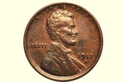 1917 P,D,S Wheat Pennies - Choose by Mint & Grade - 1917D Wheat Ear Cent 1917 S Wheat Back Penny 1917 Wheat Cent